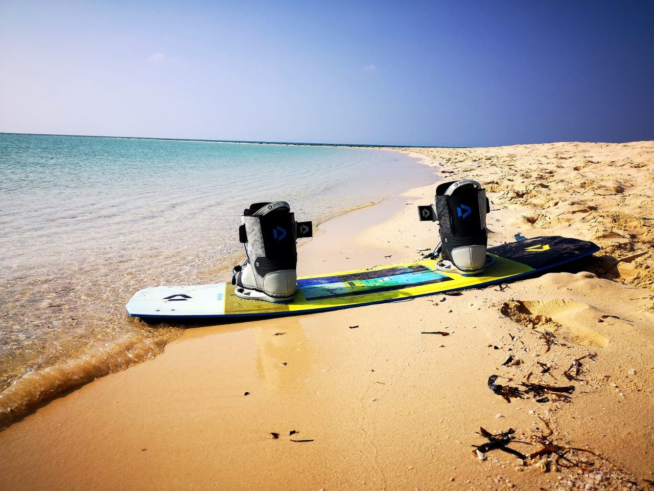 Kitebrett am Strand in El-Gouna in Ägypten