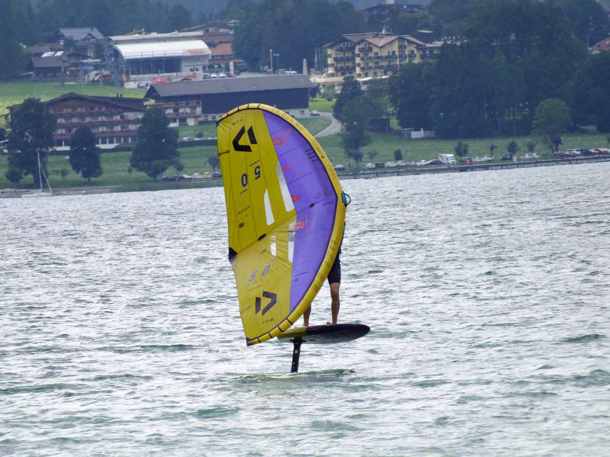 Wingfoilen am Achensee in Tirol